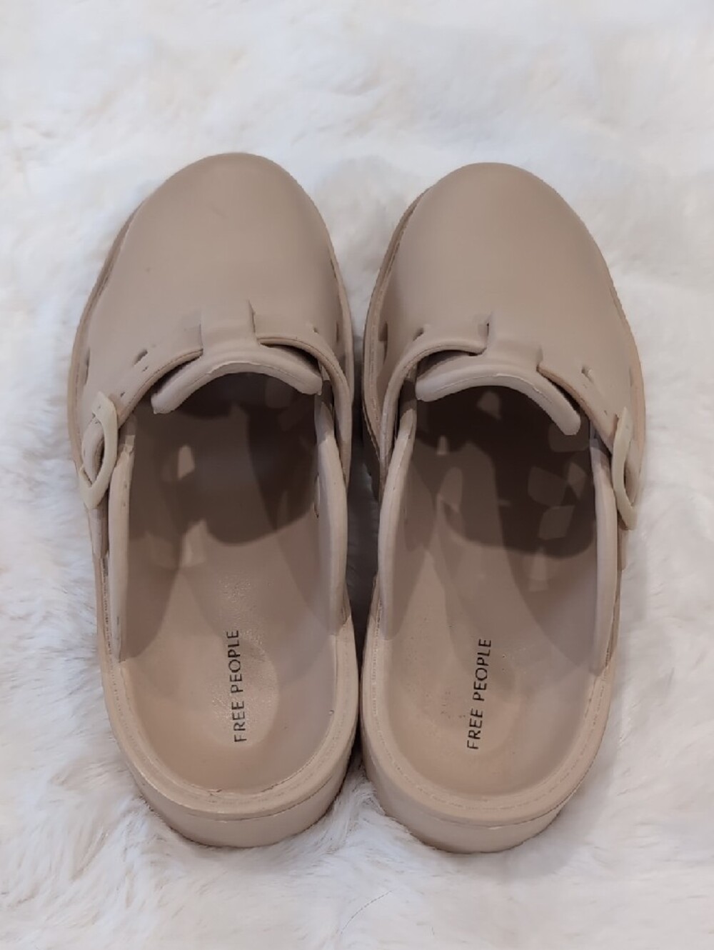 Free People Karlie Buckle Clogs - beige - Picture 4 of 6